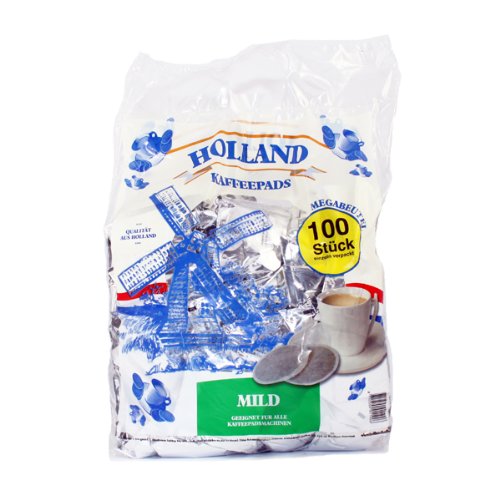 Holland KaffeePads Mild für Senseo Megabeutel 100 Stuck von Holland