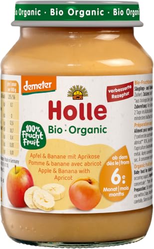 Apfel & Banane mit Aprikose 2 x 190 gr von Holle