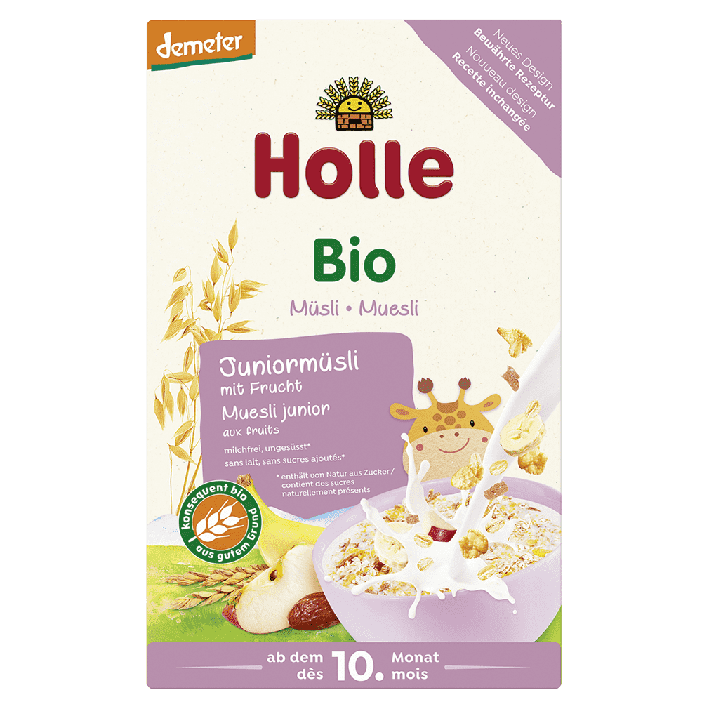 Bio Juniormüsli Mehrkorn mit Frucht, 250g von Holle