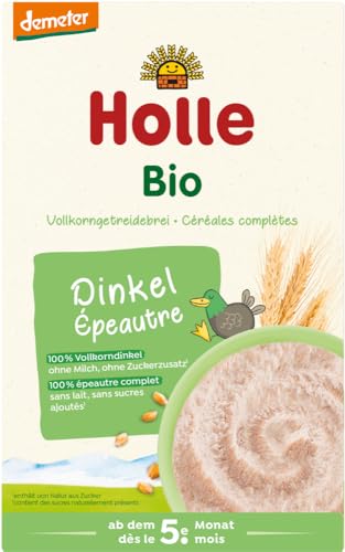 Bio-Vollkorngetreidebrei Dinkel 18 x 250 gr von Holle