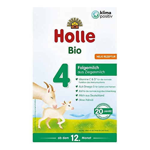 HOLLE BABYFOOD Bio Folgemilch 4, aus Ziegenmilch, 400g (3er Pack) von Holle