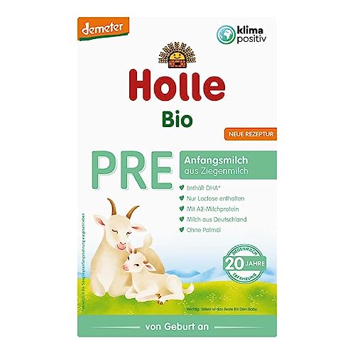 Holle Babyfood Bio Anfangsmilch, PRE aus Ziegenmilch von Geburt an, 400g (1) von Holle