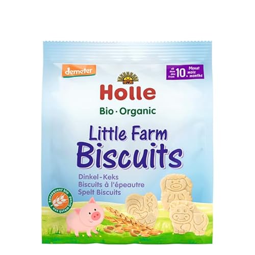 Holle Babyfood Little Farm Biscuits, Dinkel, 100g von Holle