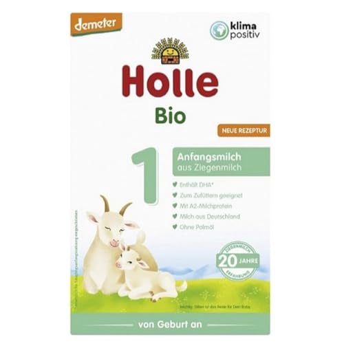 Holle Bio Anfangsmilch 1, aus Ziegenmilch, 400 g von Holle