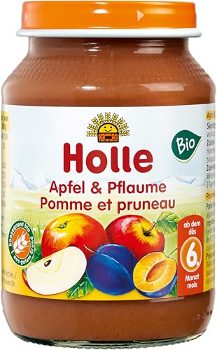 Holle Bio Apfel & Pflaume (6 x 190 gr) von Holle