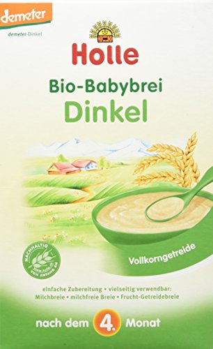 Holle Bio-Babybrei Dinkel, 3er Pack (3 x 250 g) von Holle