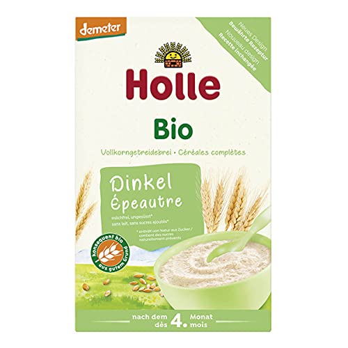 Holle Bio-Vollkorngetreidebrei Dinkel (6 x 250 gr) von Holle