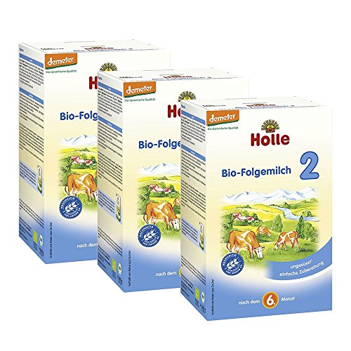 Holle Bio Folgemilch 2, 3er Pack (3 x 600g) von Holle