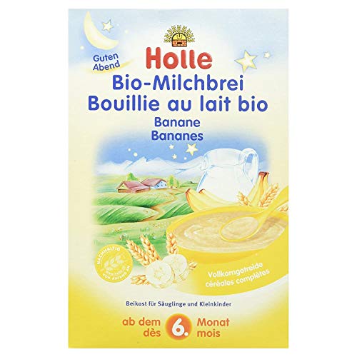 Holle Bio-Milchbrei Banane, 3er Pack (3 x 250 g) von Holle