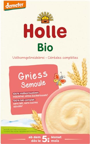 Bio-Vollkorngetreidebrei Griess von Holle