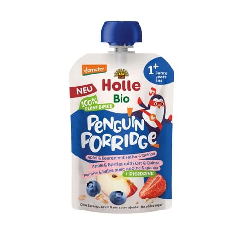 Holle Penguin Porridge Apfel&Beeren mit Hafer und Quinoa (0.11 kg) von Holle