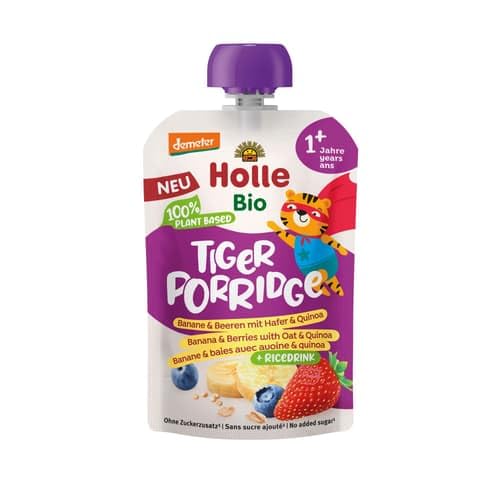 Holle Tiger Porridge Banane&Beeren mit Hafer&Quinoa (0.11 kg) von Holle