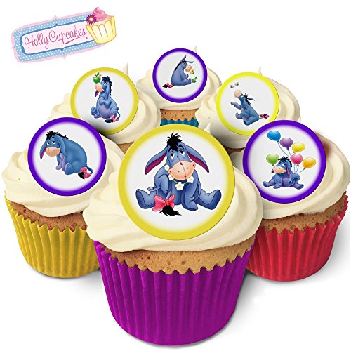 24 Wunderschöne essbare Kuchendekorationen: I-Aah / Eeyore von Holly Cupcakes