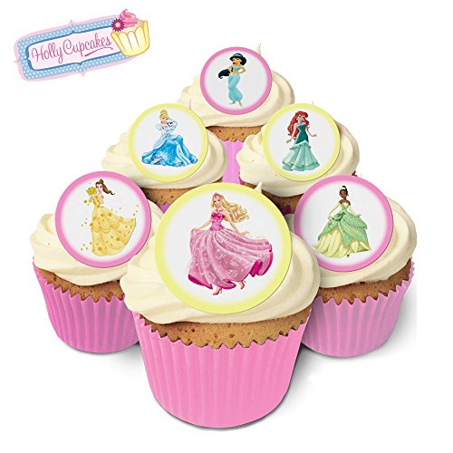 24 Wunderschöne essbare Kuchendekorationen: Prinzessinnen / Princesses von Holly Cupcakes