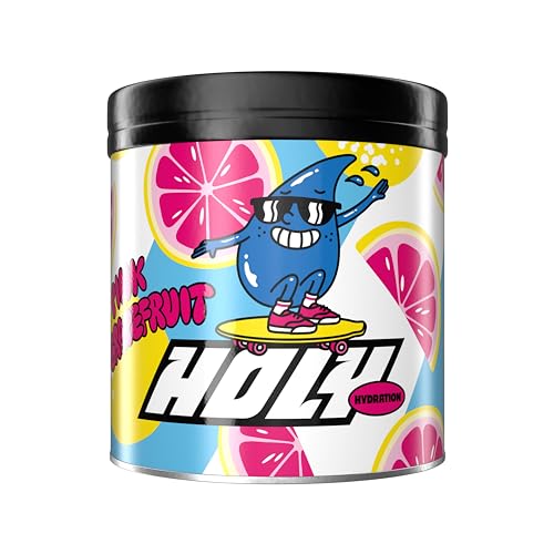 HOLY Hydration 'Pink Grapefruit' | 50 Portionen mit wertvollen Elektrolyten & Mineralstoffen | Hydration Drink | Vegan mit 100% natürlichen Fruchtaromen (350g) von Holy Energy