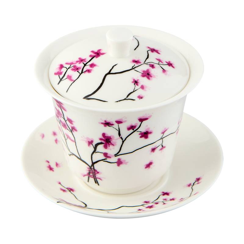 Gaiwan Teetasse Kirschblüte rosa von Holzapfel GmbH & Cie. KG