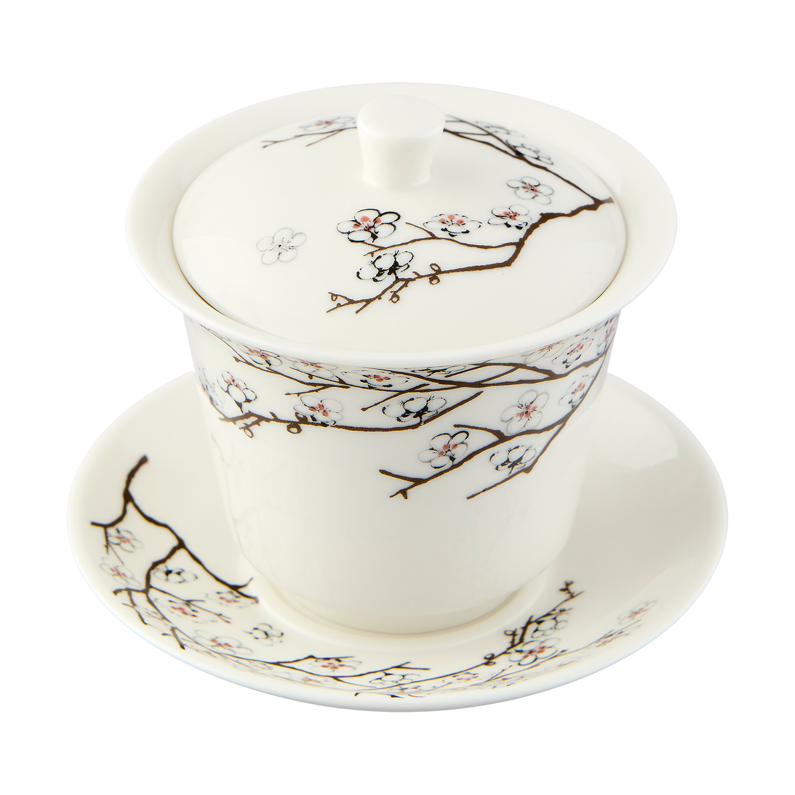 Gaiwan Teetasse Kirschblüte weiß von Holzapfel GmbH & Cie. KG