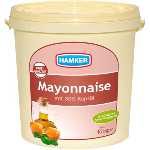 Hamker Mayonnaise 80% Rapsöl 10 kg von Homann