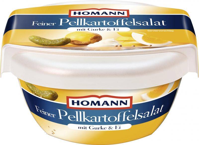 Homann Pellkartoffelsalat mit Gurke & Ei von Homann