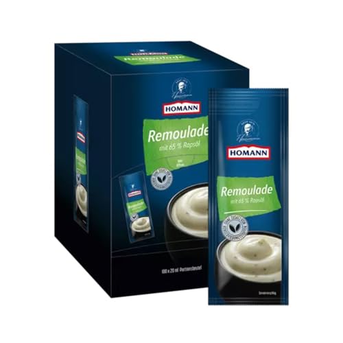 Homann Remoulade mit Rapsöl und gehackter Petersilie100x20ml von Homann