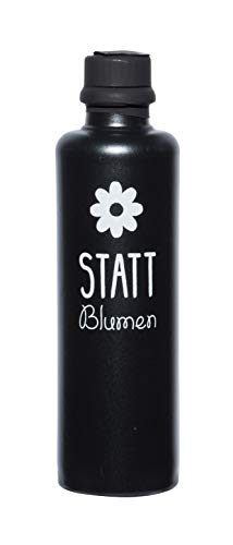 Home by Berner: Tonflasche Statt Blumen gefüllt mit Schwäbischer Gin 0,2l, Spirituose 38% vol, ORIGINAL-PREIS 17,95 € von Home by Berner