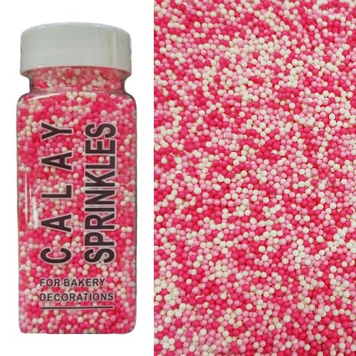 Essbare Süßigkeit 2mm DunkelPink Hellrosa weiße Perle Süßigkeiten Kuchen Topping Geburtstag Hochzeit Halloween Thanksgiving Weihnachtskuchen Cupcake Dim Sum Eis Dekoration Streuen von Homipooty