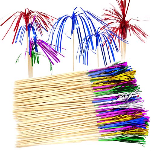 Honbay 100 Stück kreative Obststäbchen in Feuerwerk-Form. von Honbay