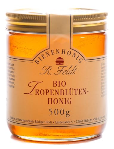 BIO Tropenblüten Honig mild und lieblich 500 Gramm, Honig aus Kuba - Bremer Gewürzhandel von Honbeanify JNM