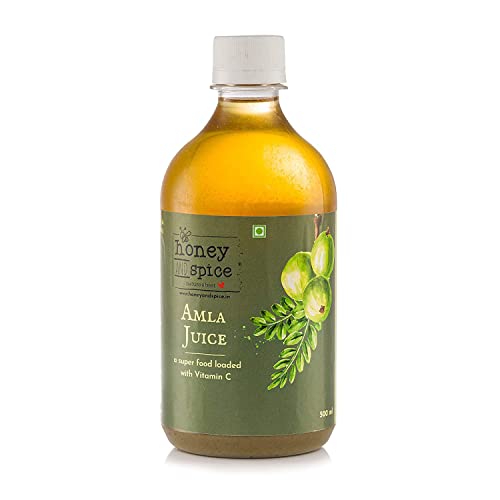 Honey and Spice Amla Juice | 100% Natural and Vegetarian | No Added Preservatives and Additives | 500ml von Honey and Spice