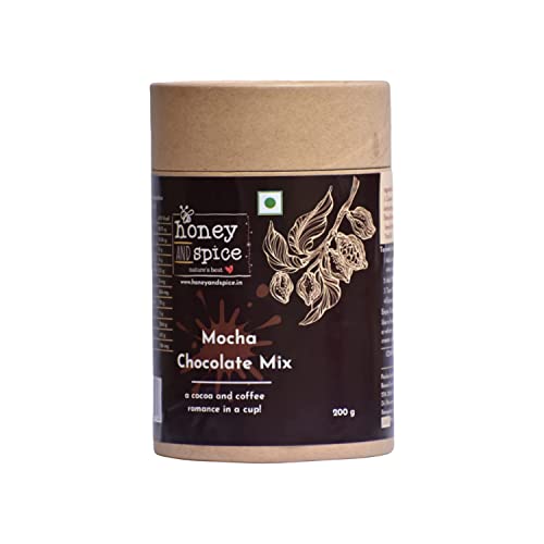 Honey and Spice Mocha Chocolate Mix | Enjoy Hot or Cold | Sourced from The Malabar Region | 200 Gm von Honey and Spice