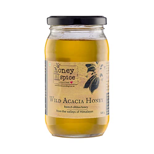 Honey and Spice Wild Acacia Honey | from the Valleys of Himalayas with No Added Sugar & Preservatives | 500 Gm von Honey and Spice