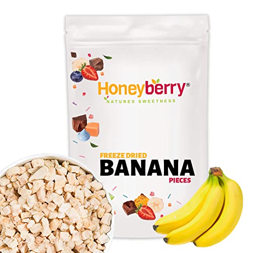 Gefriergetrocknete Bananen Stücke 100g - Bananen Gefriergetrocknet von Honeyberry