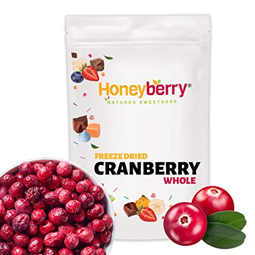 Gefriergetrocknete Cranberries Ganz 100g - Cranberry Gefriergetrocknete von Honeyberry