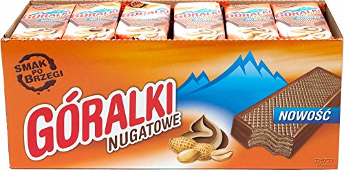 Góralki Nougatwaffeln (Pak 36 Stück) von NUGOYA