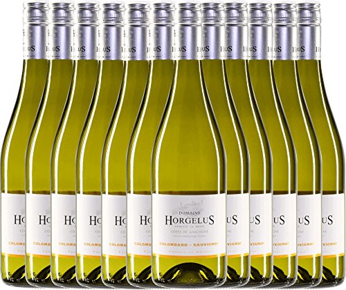 Horgelus Blanc von Domaine Horgelus - Weißwein 12 x 0,75l 2022 VINELLO - 12er - Weinpaket inkl. kostenlosem VINELLO.weinausgießer von Horgelus