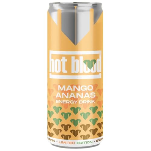 Hot Blood Mango Ananas Energy Drink 24x 250ml von Hot Blood