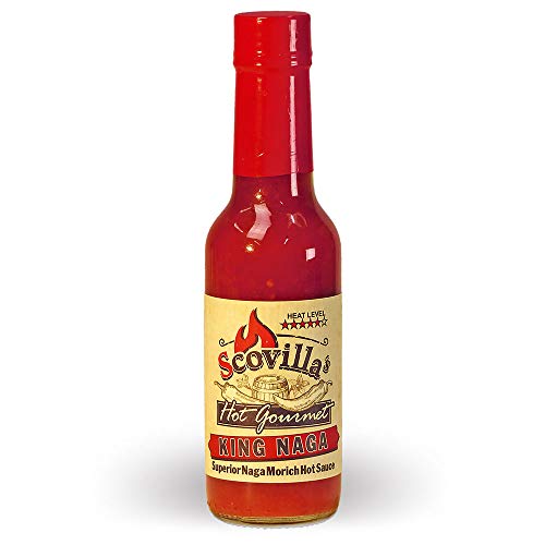 Scovillas Hot Gourmet KING NAGA Superior Naga Morich Hot Sauce, 148ml von Hot Gourmet