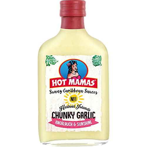 HOT MAMAS Sunny Caribbean Chunky Garlic Sauce Knoblauchsoße 195ml von Händlmaier