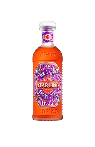 Starlino Orange Aperitivo 17% Vol Alkohol - fruchtiger italienischer Wein Aperitif aus sizilianischen Blutorangen - lecker mit Tonic für den perfekten Spritz Drink oder Cocktail (1 x 0,75l Flasche) von Hotel Starlino