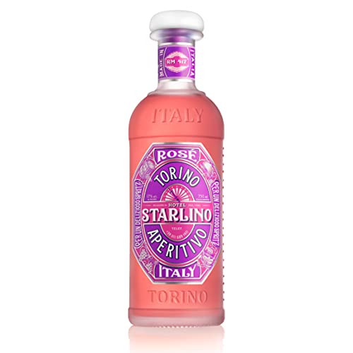 Starlino Rosé Aperitivo 17% Vol Alkohol - fruchtiger italienischer Wein Aperitif aus Pink Grapefruits - für den perfekten Spritz Drink (1 x 0,75l Flasche) von Hotel Starlino