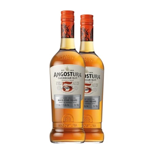 Rum Angostura Chiaretto Riviera del Garda Classico 5 Jahre 70 cl (Karton mit 2 Flaschen von 70 cl) von House of Angostura