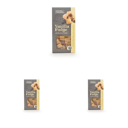 House of Caramel Vanilla Fudge, 120 g (Packung mit 3) von House of Caramel