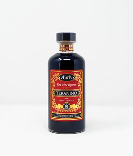 Aura Teranino Rotweinlikör 15,9% alc. Premium Istrien Red Wine Liqueur (0,5l) von House of Slivovitz