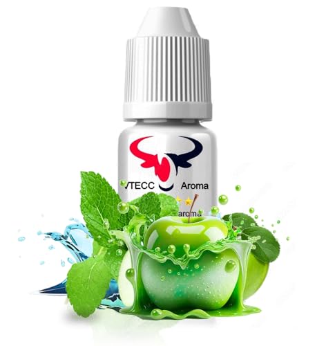 Apfel Menthol Lebensmittelaroma Intensives Aroma zum Backen in Lebensmitteln & Getränken, für Diffuser Vernebler Nebelmaschinen Wassersprudler uvm.Konzentrat Drops hochkonzentriertes Aroma (30 ml) von House of Vape