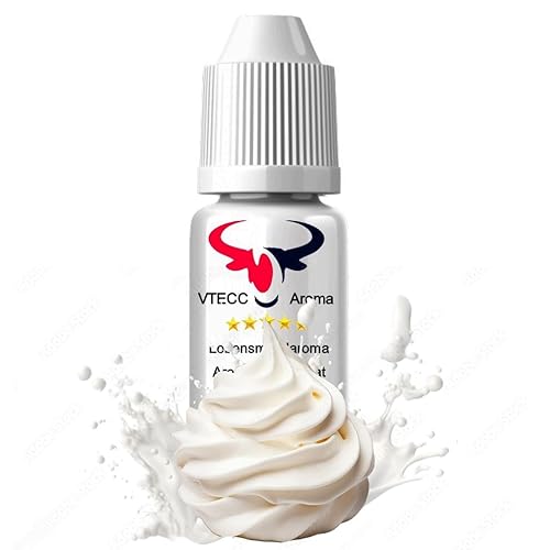 Aromakonzentrat Konzentrat Drops Aroma Lebensmittelaroma Flavdrops zum Kochen Backen Lebensmittel & Getränke Diffuser Vernebler Verdampfer Wassersprudler uvm (100 ml, Sahne) von House of Vape