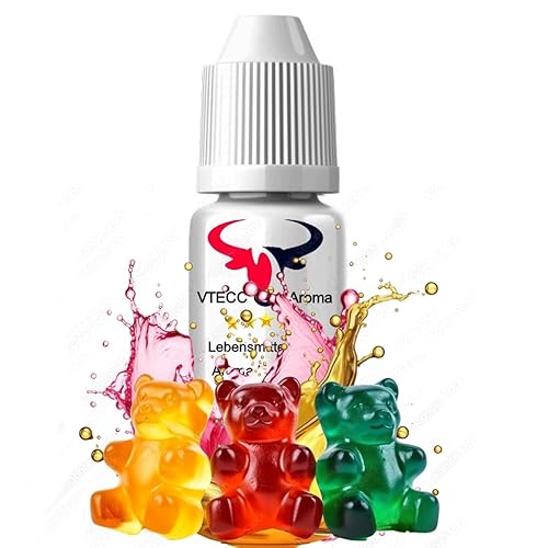 Aromakonzentrat Konzentrat Drops Aroma Lebensmittelaroma Flavdrops zum Kochen Backen Lebensmittel & Getränke Diffuser Vernebler Verdampfer Wassersprudler uvm (30 ml, Gummibärchen) von House of Vape