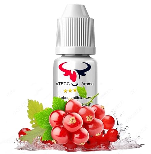 Aromakonzentrat Konzentrat Drops Aroma Lebensmittelaroma Flavdrops zum Kochen Backen Lebensmittel & Getränke Diffuser Vernebler Verdampfer Wassersprudler uvm (30 ml, Johannisbeere) von House of Vape