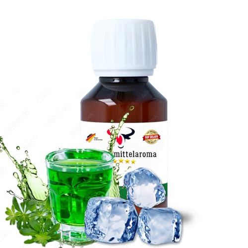 Ice Waldmeister Konzentrat Drops hochkonzentriertes Aroma Lebensmittelaroma Aroma zum Backen in Lebensmitteln & Getränken, für Diffuser Vernebler Nebelmaschinen Wassersprudler uvm. (100 ml) (100 ml) von House of Vape