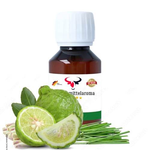 Lemongras Konzentrat Drops hochkonzentriertes Aroma Lebensmittelaroma Intensives Aroma zum Backen in Lebensmitteln & Getränken, für Diffuser Vernebler Nebelmaschinen Wassersprudler uvm. (30 ml) von House of Vape