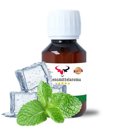 Menthol Konzentrat Drops hochkonzentriertes Aroma Lebensmittelaroma Intensives Aroma zum Backen in Lebensmitteln & Getränken, für Diffuser Vernebler Nebelmaschinen Wassersprudler uvm. (100 ml) von House of Vape